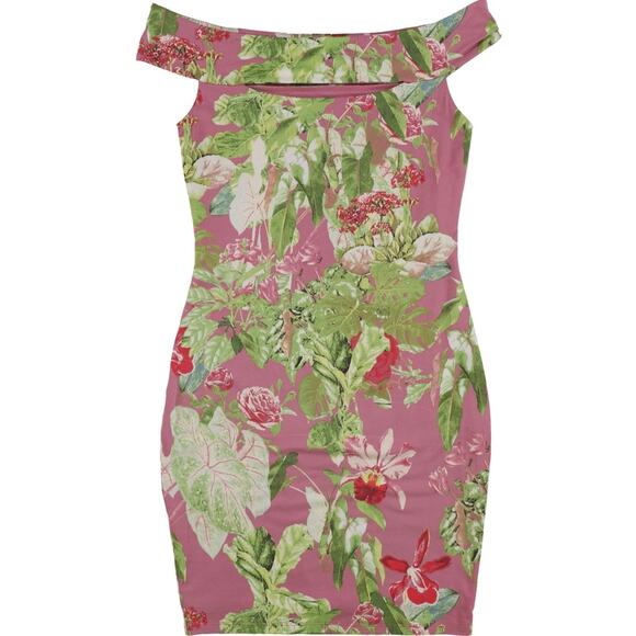 GUESS Navine Cut-Out Off-The-Shoulder Bodycon Dress - Picture 3 of 10